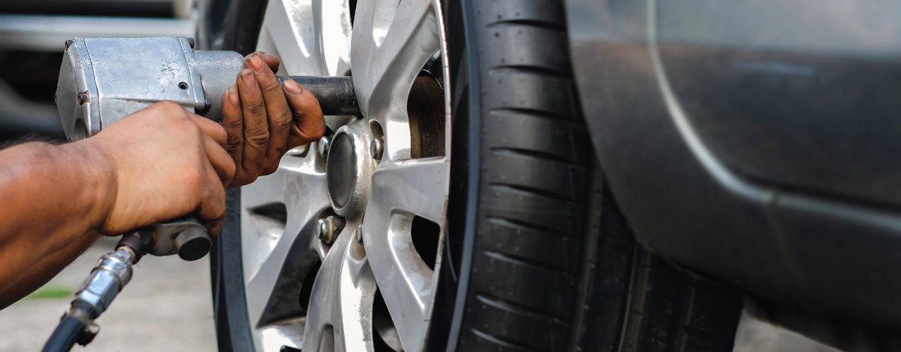 Installing Lug Nuts For A Flat Tire Service Call
