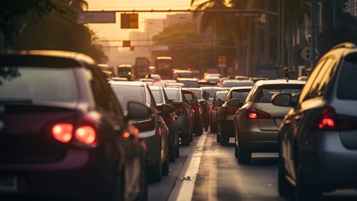 Rush Hour Traffic in Houston TX